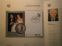 Gedenkmedaillenbriefe Bundesprsidenten / Bundeskanzler