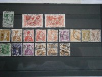 Schweiz Partie bis ca. 1920 auf Steckkarte mit besseren Marken der Serien 