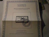 Fussballweltmeisterschaft 1974 mit seltener Andreaskreuzentwertung - mit Echtheitszertifikat