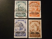 Deutsches Reich Blockeinzelmarken Bl. 2 Michel Nr. 508 - 511 gestempelt