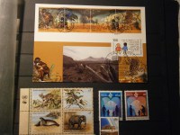 UNO Wien Partie 1993/1994 auf FDC, Zusammendruck, postfrisch + gestempelt