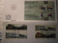Finnland Partie mit Blcken, Heftchenbgen, Stzen als FDC