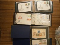 DDR / East Germany Karton mit Alben, Briefen, Blcken, Kiloware etc.