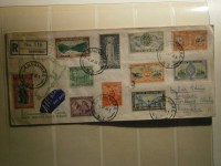 bersee Sammlung im alten Borek-Klemmbinder mit viel Commonwealth