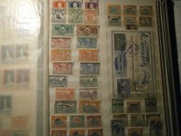 bersee Sammlung im alten Borek-Klemmbinder mit viel Commonwealth