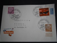 BRD Sammlerbrief 1955 Mischfrankatur Sonderstempel 