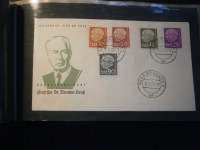 Saarland hochwertige Partie Ersttagsbriefe 1955-1957 mit Heuss-Stzen ber 900,-