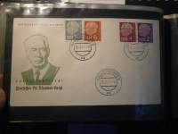 Saarland hochwertige Partie Ersttagsbriefe 1955-1957 mit Heuss-Stzen ber 900,-