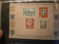 Saarland hochwertige Partie Ersttagsbriefe 1955-1957 mit Heuss-Stzen ber 900,-