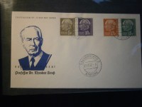 Saarland hochwertige Partie Ersttagsbriefe 1955-1957 mit Heuss-Stzen ber 900,-